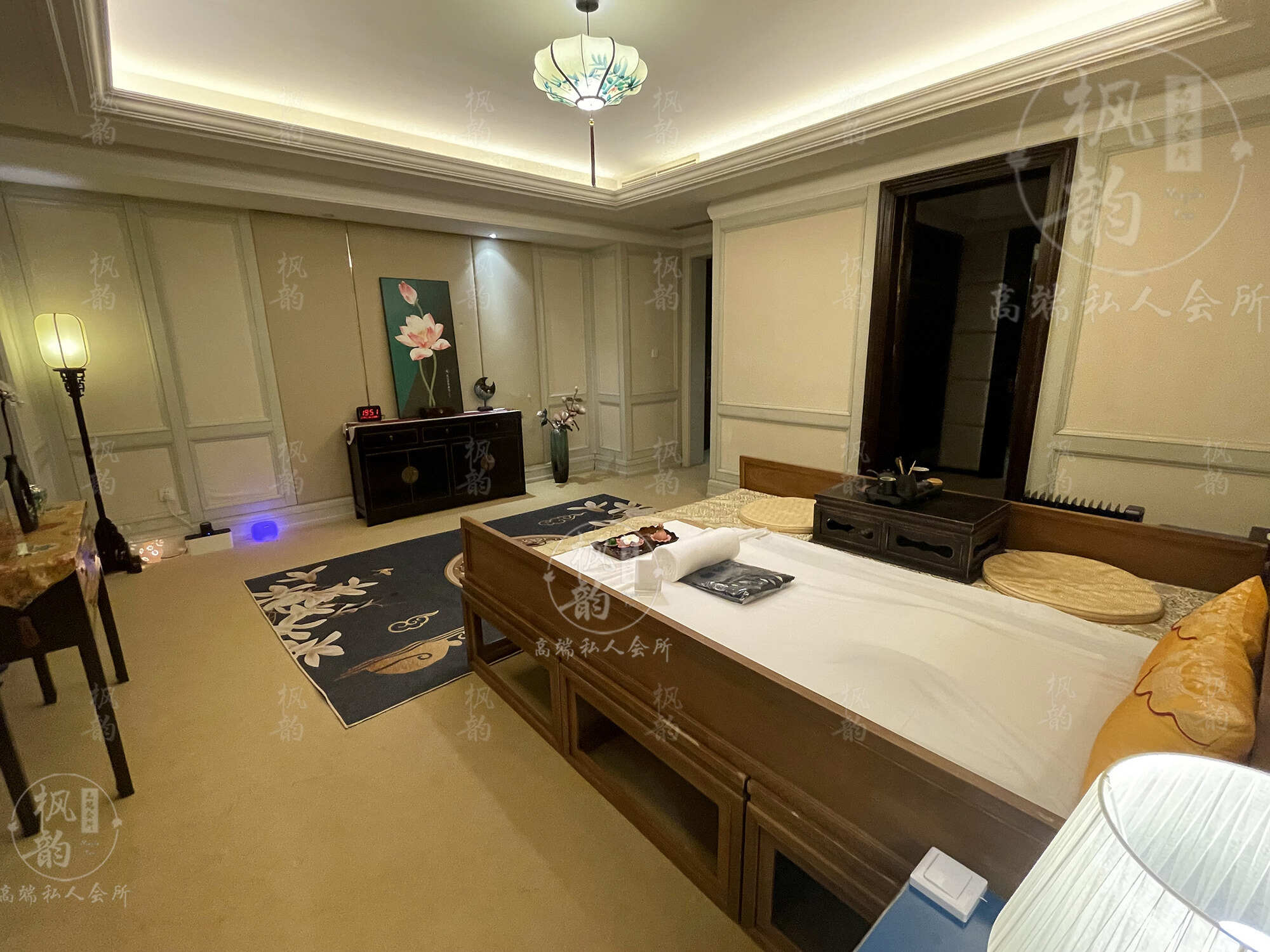 济南天津渔阳鼓楼人气优选沐足会馆房间也很干净，舒适的spa体验